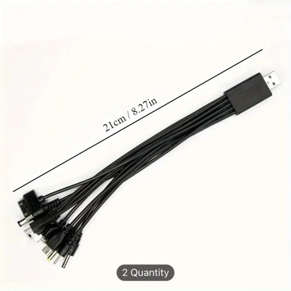 NEW High Quality Multifunctional Ten-in-one Data Cable USB To 10 Charging Heads
